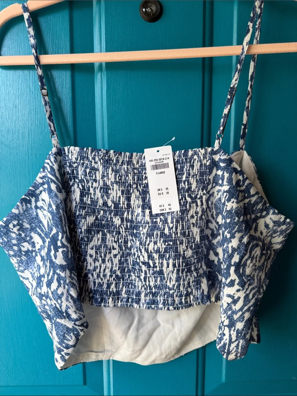 Abercrombie & Fitch printed crop